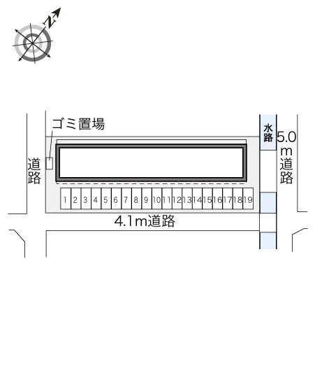 ★手数料０円★静岡市清水区楠新田　月極駐車場（LP）